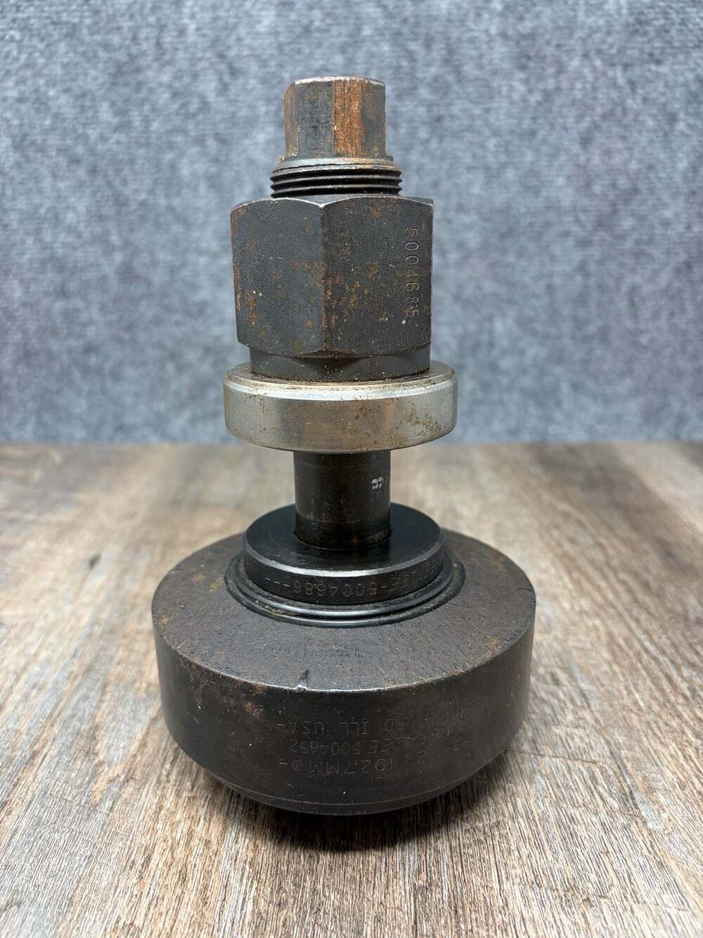 Greenlee 4" Conduit Punch, with Heavy-Duty Draw Stud and Bearing-Nut mod 5004652